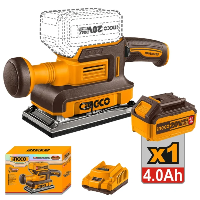 Ponceuse vibrante ingco 20v – Image 1