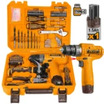 Caisse a outils 89pcs visseuse 12v ingco