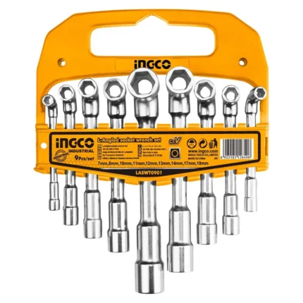Cles tube 9pcs 7-19mm  ingco