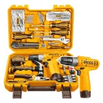 Caisse a outils 148pcs visseuse 12v ingco