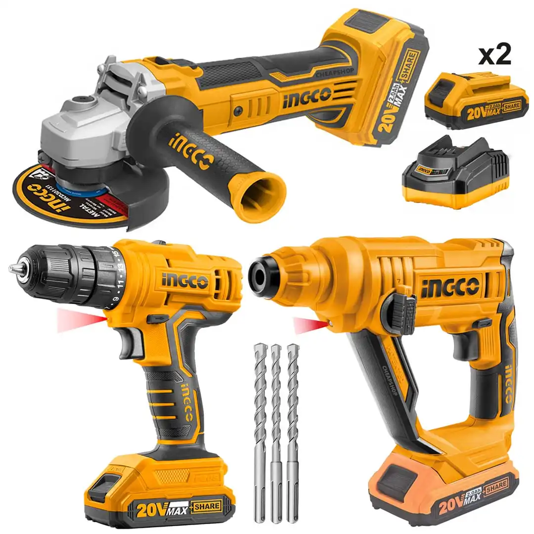PACK-VISSEUSE-MEULE-ET-MARTEAU-INGCO-20V-1.webp Pack visseuse meule et marteau ingco 20v – Image 1